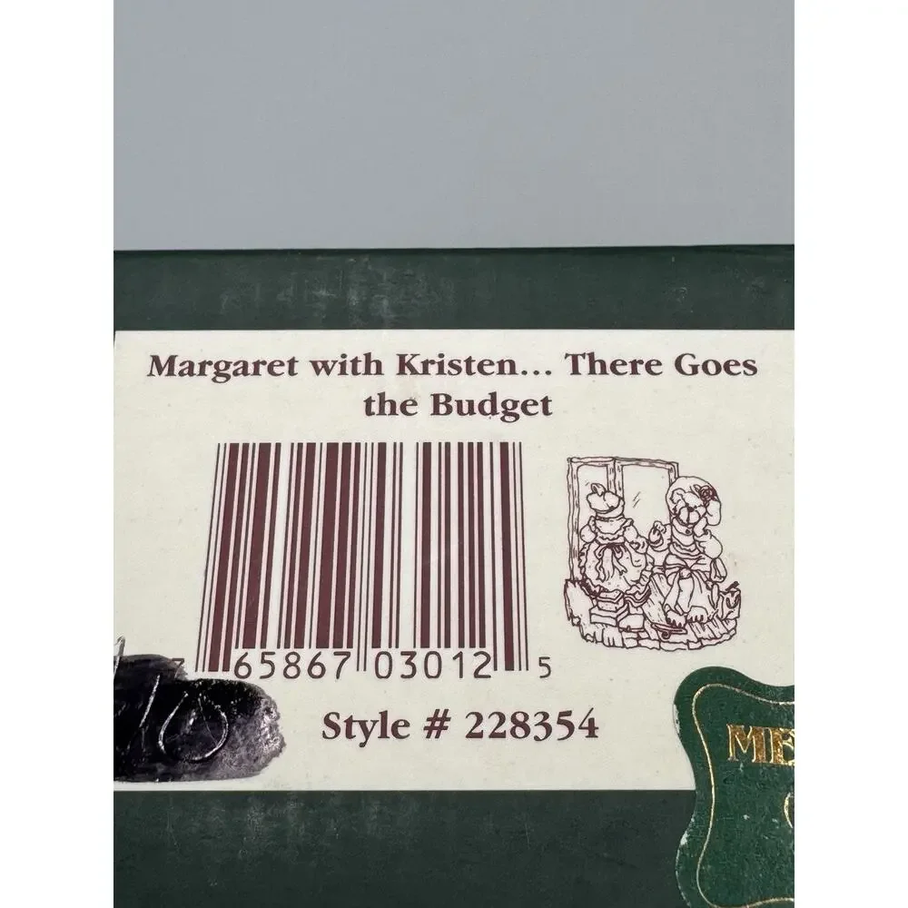 Boyds Bears Margaret Kristen There Goes The Budget Figurine 228354